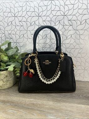8778 Coach black satchel 272068778